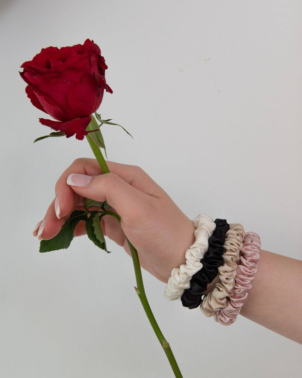 Slim Silk Scrunchies (3 Pack)